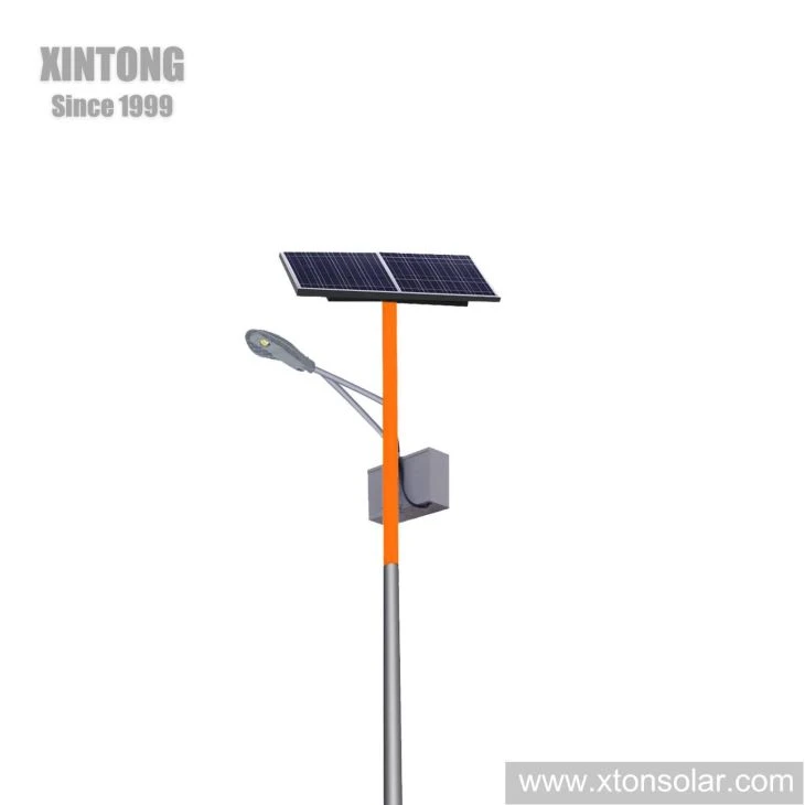120W Solar Street Light Lithium Battery