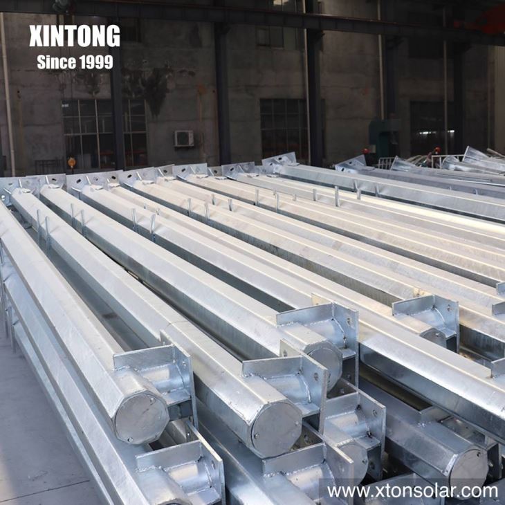 20meter High Adjustable Galvanized Steel Light Pole