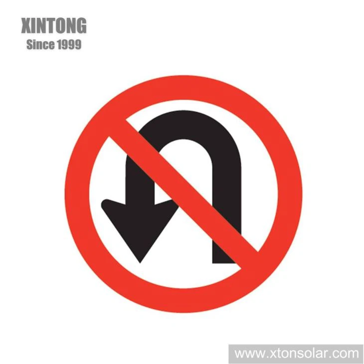 Aluminum Red Round Traffic Sign