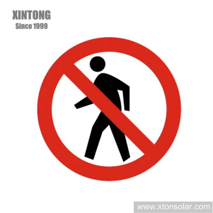 Aluminum Red Round Traffic Sign