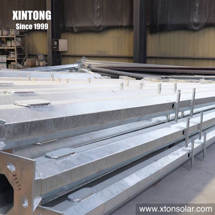 Galvanized Steel Lamp Post Light Pole Galvanized Steel Lamp Post Light Pole