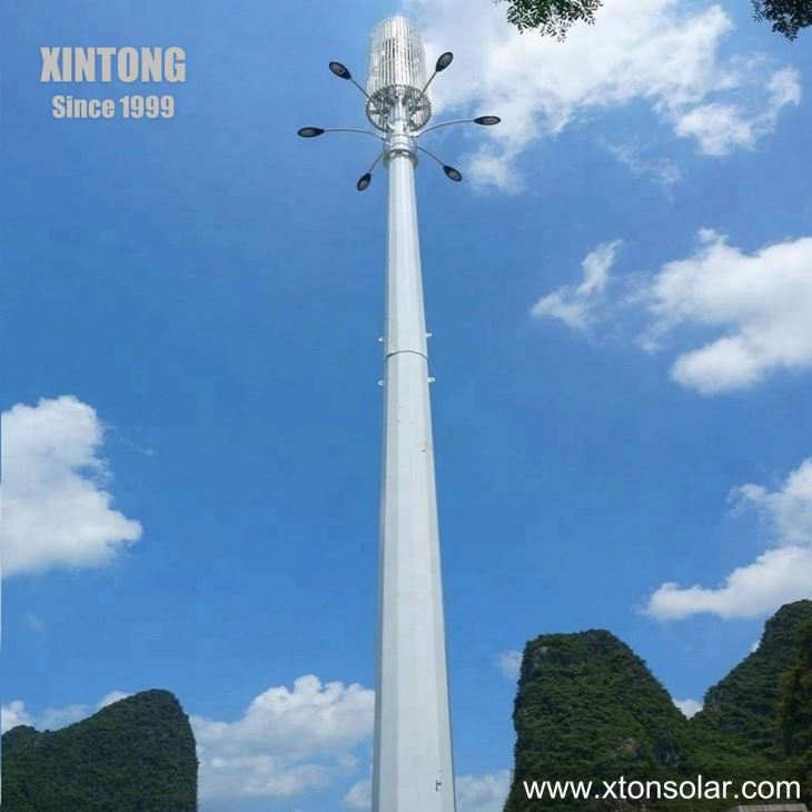 30 Meter High Mast Light Pole For Flood Light